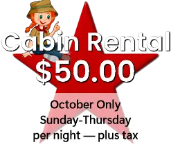 Cabins 50.00